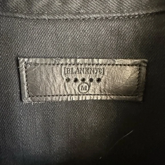 Unique Botanical Floral & Hummingbird Embroidered Black Denim Jacket M - Picture 14 of 16